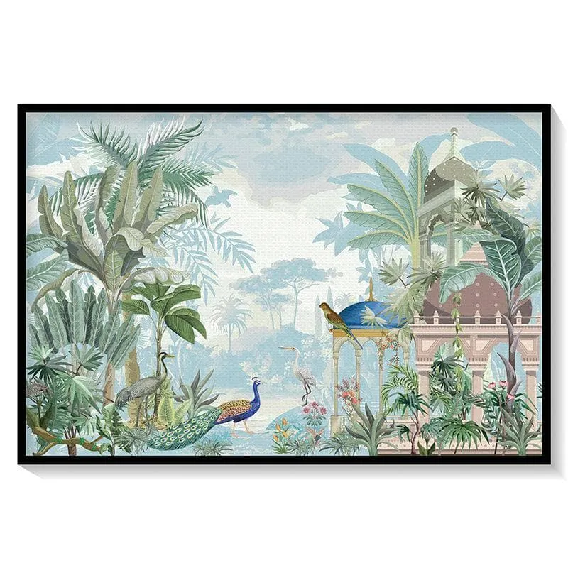 Indian Heritage Canvas Art Painting - Black Frame media 5