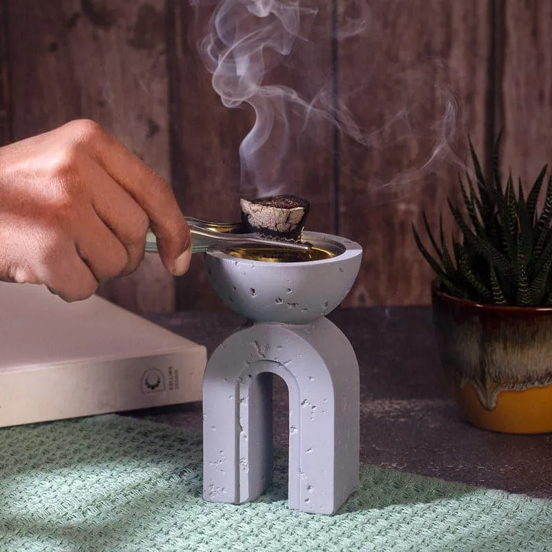 Marta Incense Burner - Grey media 1