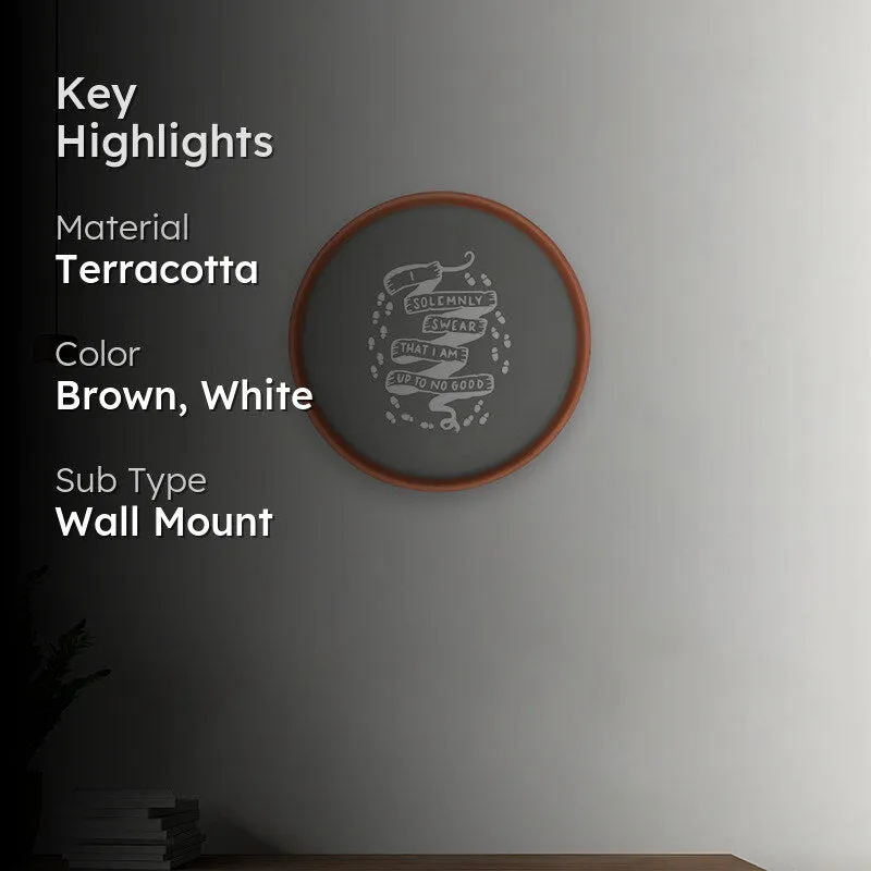 Marauder's Map Terracotta Wall Plate media 2