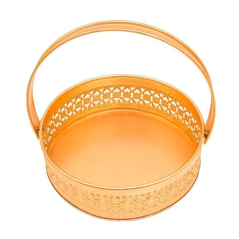 Golden Bling Basket Tray media 5