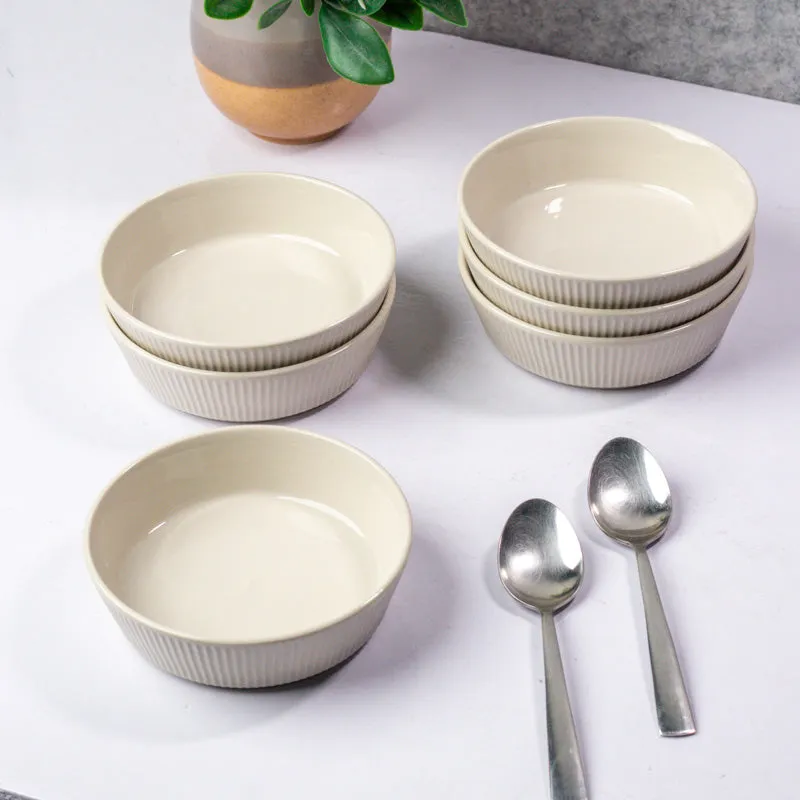 Sylven Snack Bowl(300 mL) - Set Of Six media 3