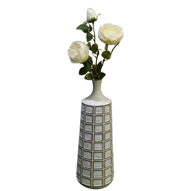 Stylish Artificial Peony Flower Bunches - White media 4