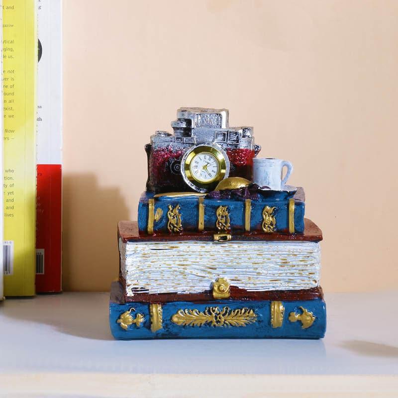 Vintage Camera & Coffee Resin Table Accent