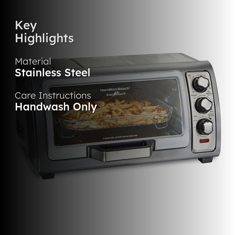 Hamilton Beach 6-in-1 Air Fryer with OTG (1400 W) - 16 L media 2