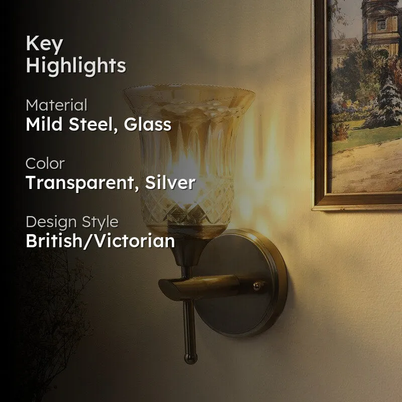 Chalice Elegant Glass Wall Lamp media 2