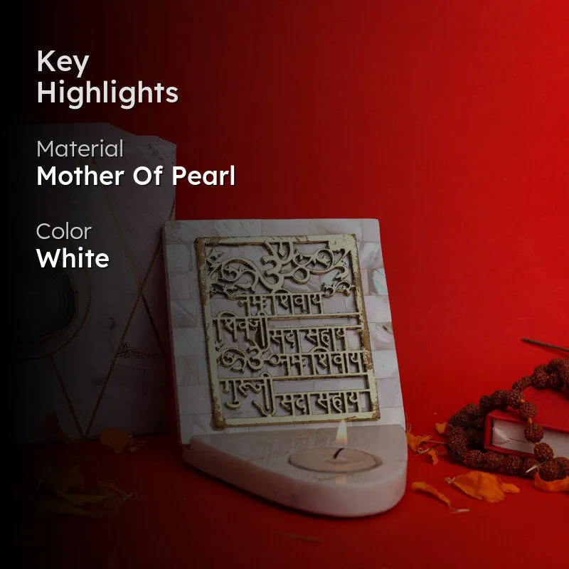Om Namah Shivay TeaLight Holder media 2