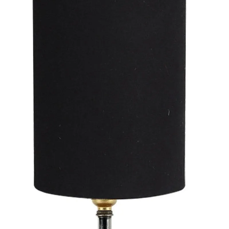 Solids Galore Fabric Table Lamp - Black,Brown media 7