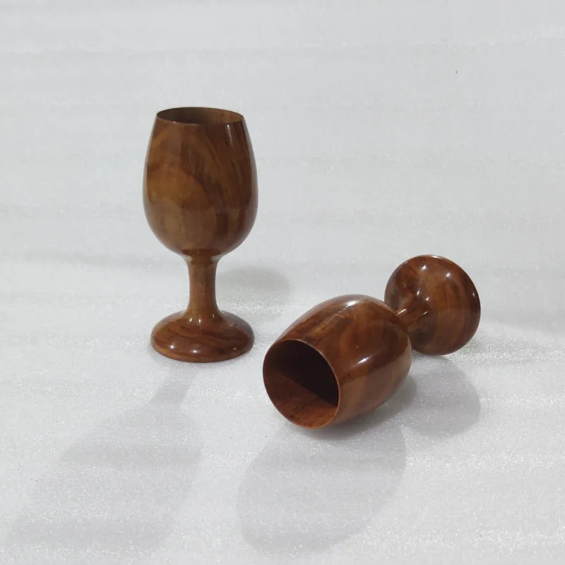 OakSip Wood Wine Glass media 4