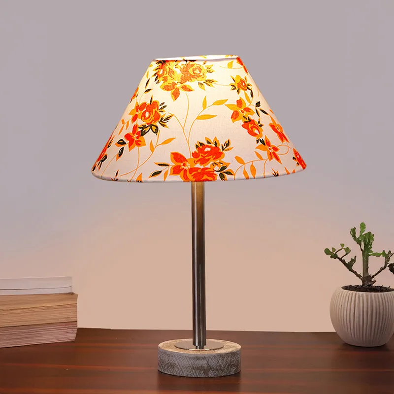 Fleur Cone Rodin Wooden Table Lamp - Multicolor media 2