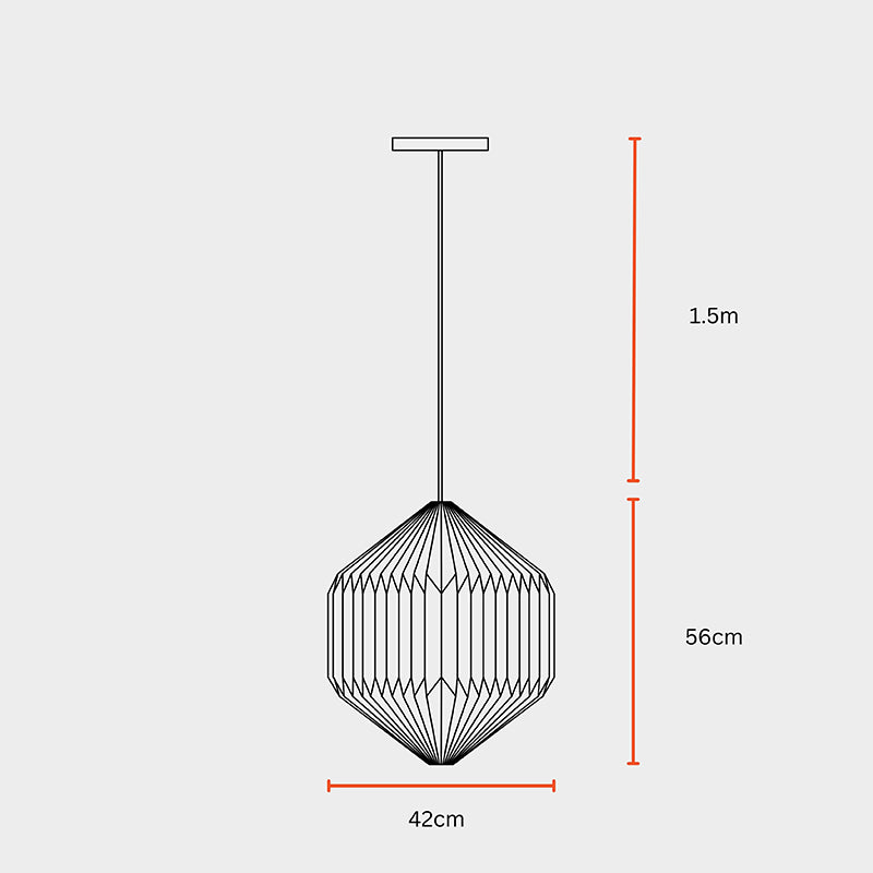 Fig Living Oblong Ceiling Lamp - Sea Blue media 7