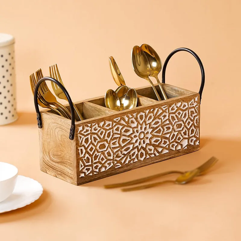 Spektra Wood Cutlery Stand media 5