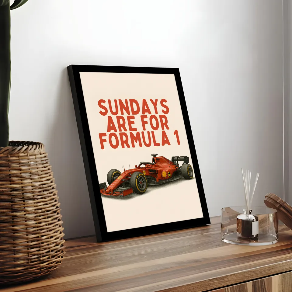 Formula One Racing Quote Wall Art media 3