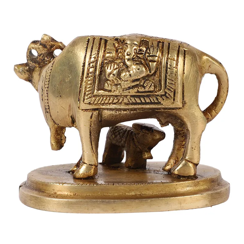 Divine Kamadhenu Brass Idol media 4