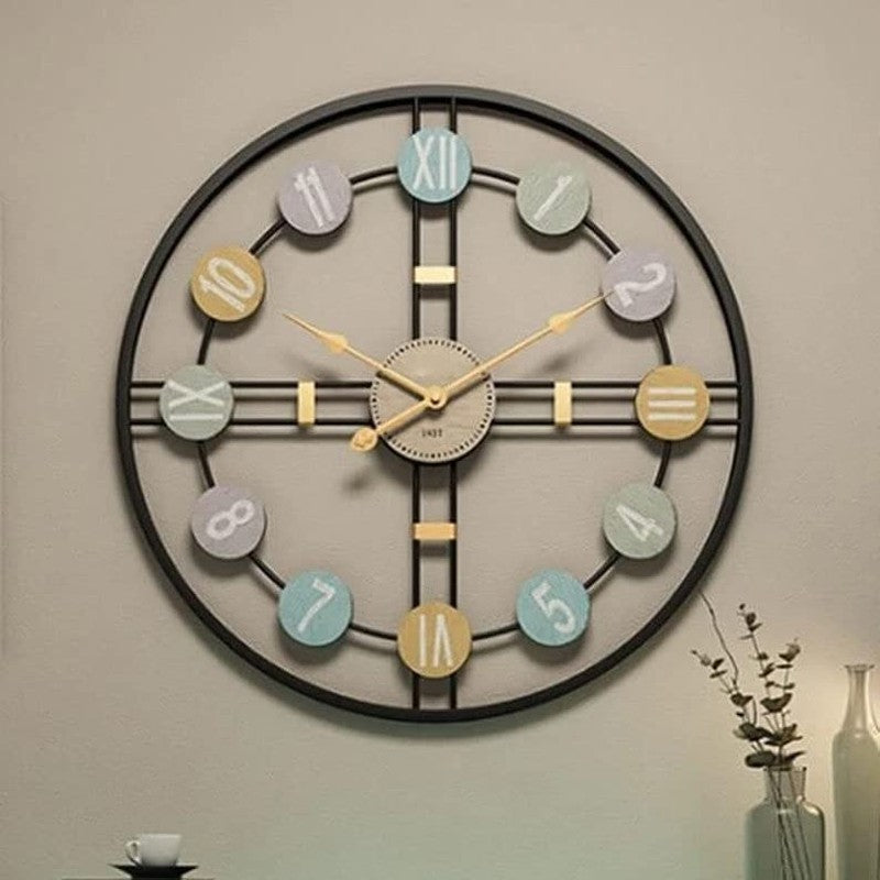 Dialy Silent Wall Clock - Black media 3