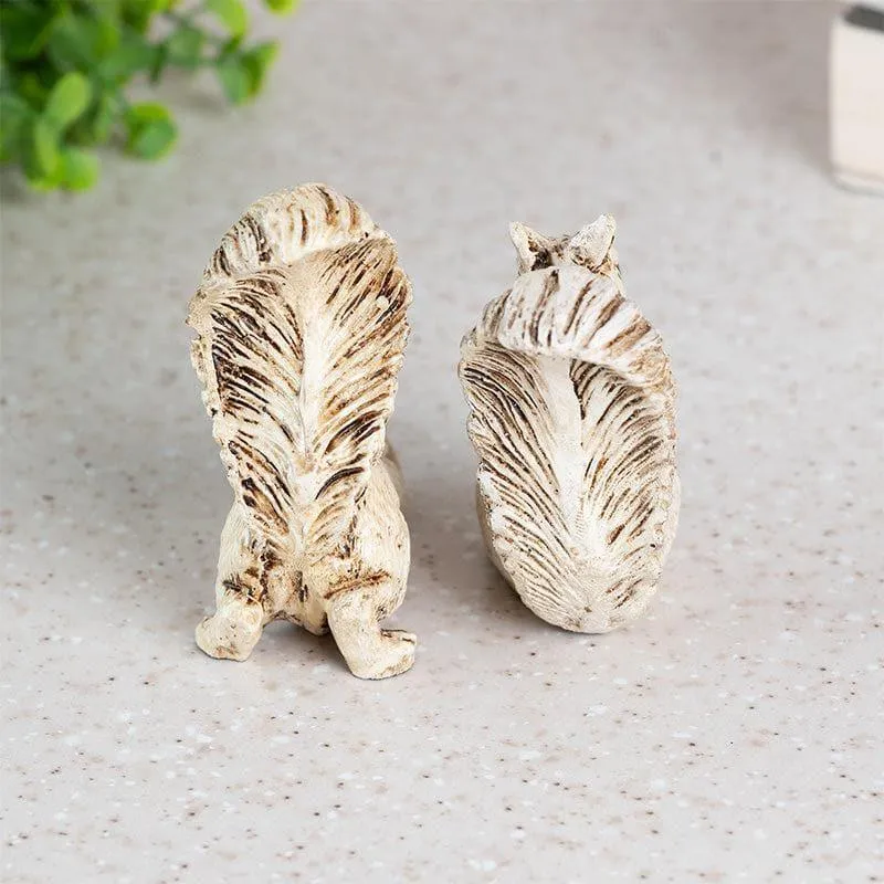 Squirrel Nibble Showpiece - Set Of Two media 3