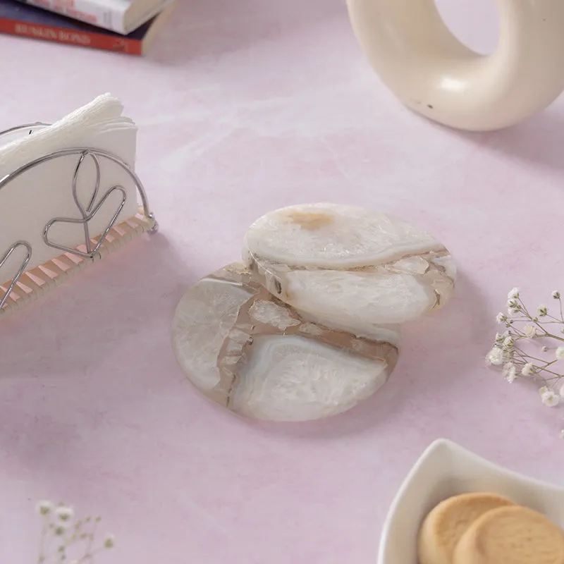 Aarna Agate Coaster - Set Of Two media 4