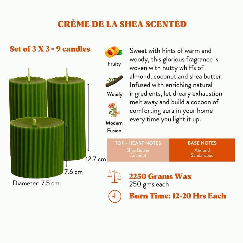Combo of 2 'Belief' & 1 'Faith' Scented Candles - Crme de la Shea Scented media 4