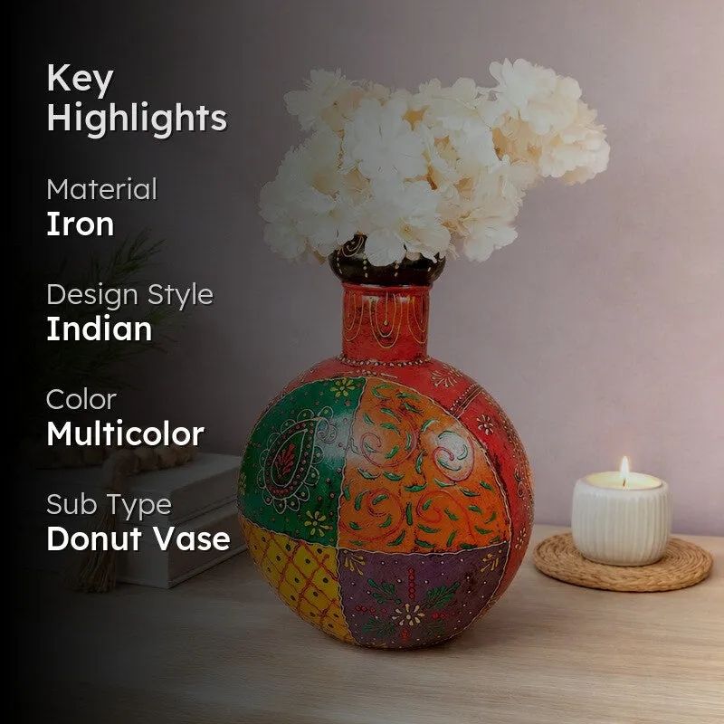 Rajwada Grace Iron Vase media 2