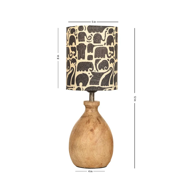 Elephanta Kumbha Fabric Table Lamp media 6