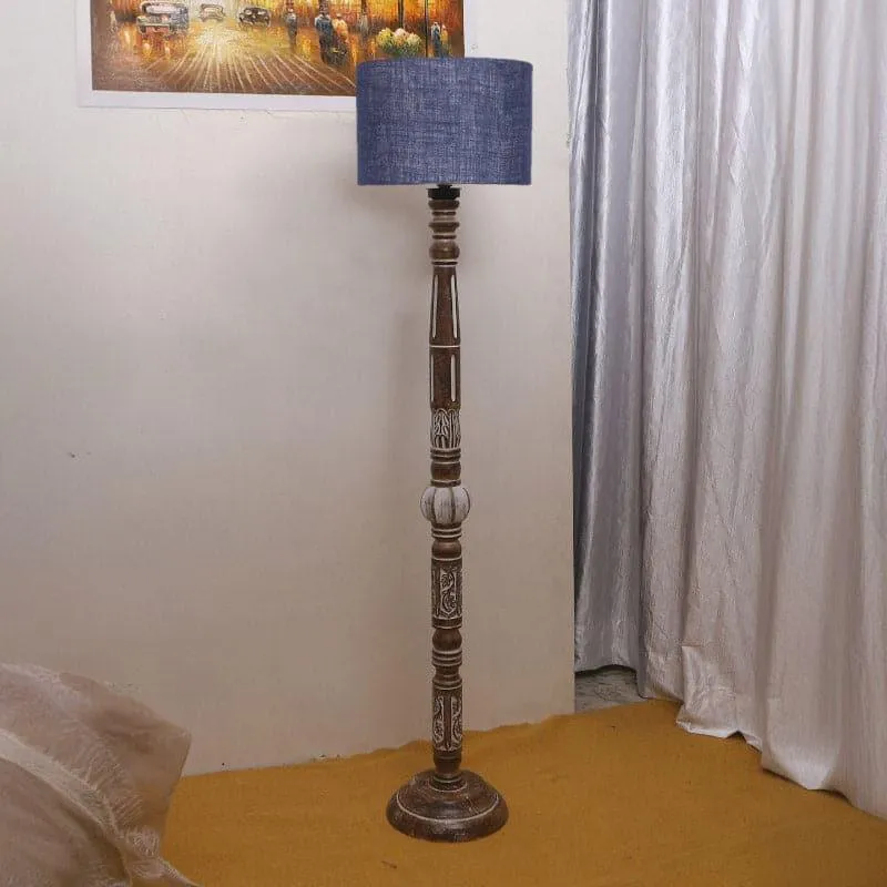 Colton Dona Floor Lamp - Blue media 3