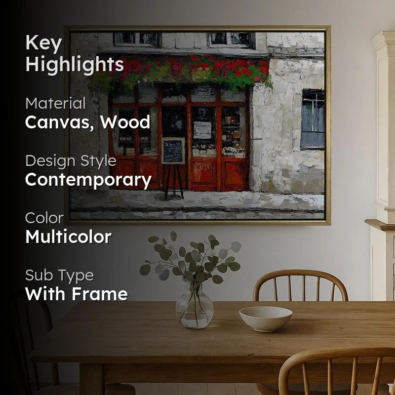 Rougefront Canvas Wall Painting With Frame media 2