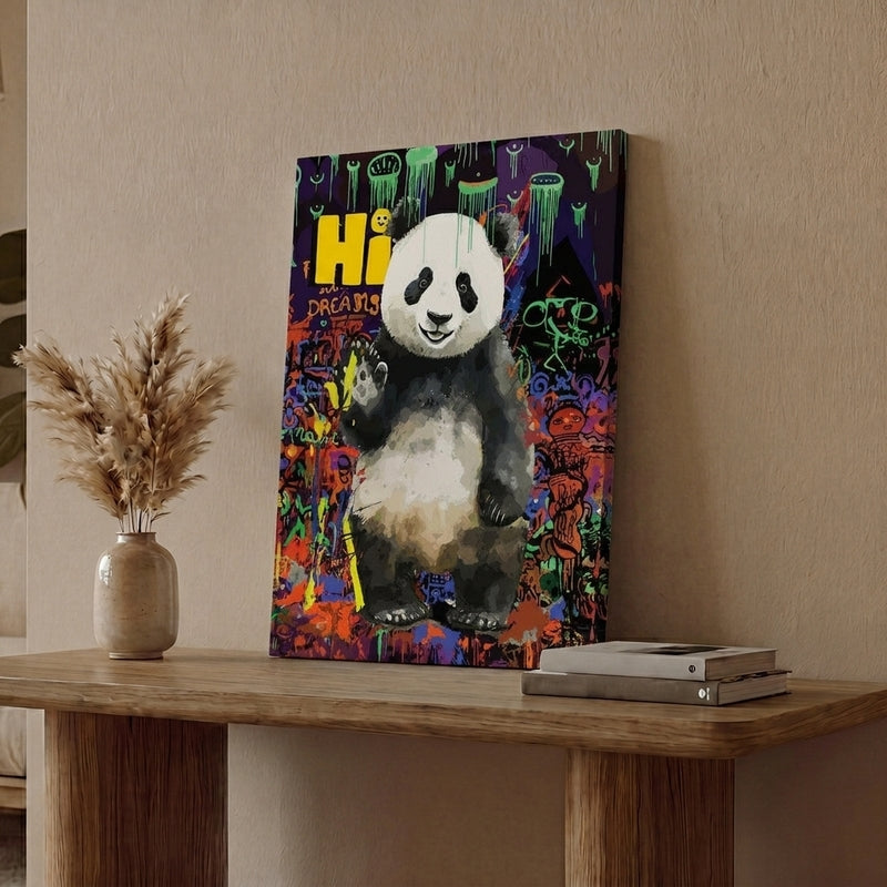 Hi Panda Wall Art