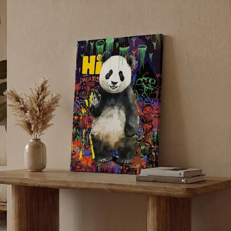 Hi Panda Wall Art media 1