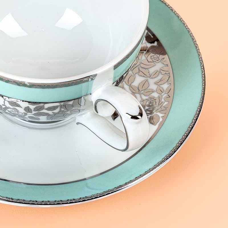 Plume Tea Cup & Saucer - Set of Six media 5