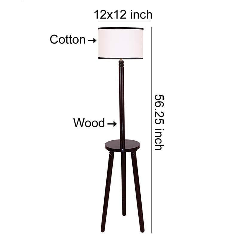 Lightastic Floor Lamp Table - White media 7