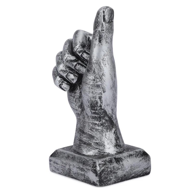 Thumbs Up Showpiece - Silver media 4