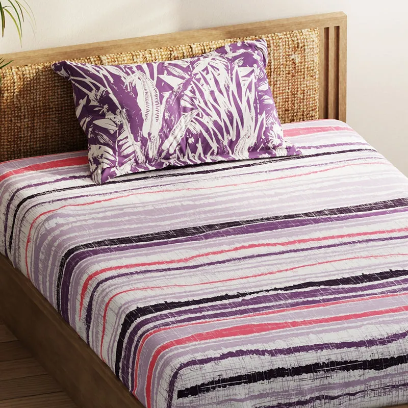 Grail Abstract Microfiber Bedsheet - 120 GSM media 5
