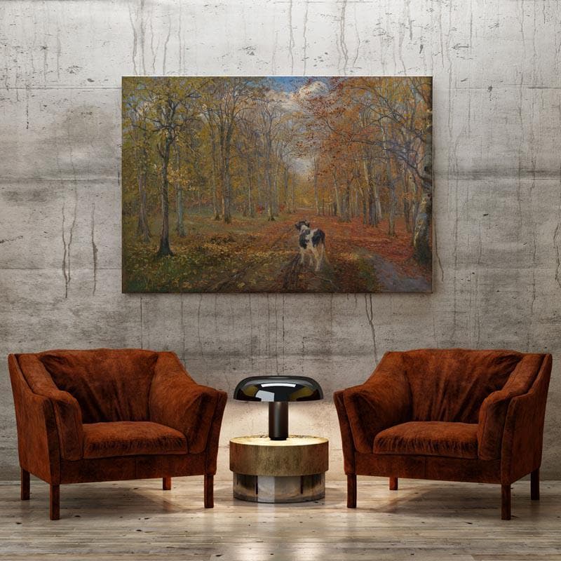Dyrehaven Path Canvas Painting - Theodor Philipsen - Gallery Wrap