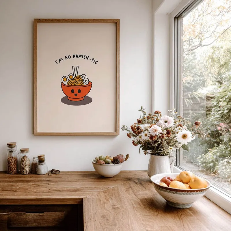 Calm Cuisine Archival Canvas Wall Art - Brown media 7