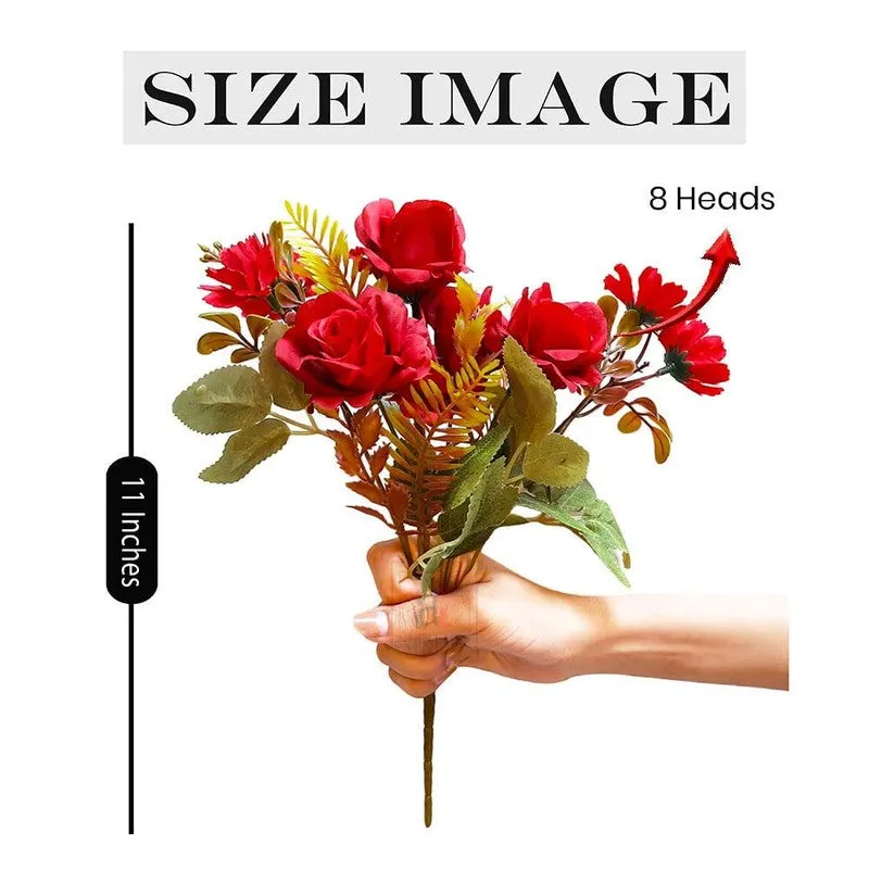 Edelle Rose Artificial Flower Sticks - Set Of Two media 9