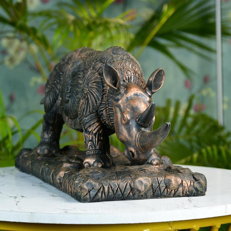 Rhino Power Resin Showpiece media 6