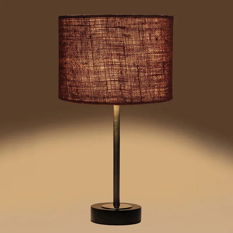 Sienna I Rodin Wooden Table Lamp - Brown,Silver,Black media 6