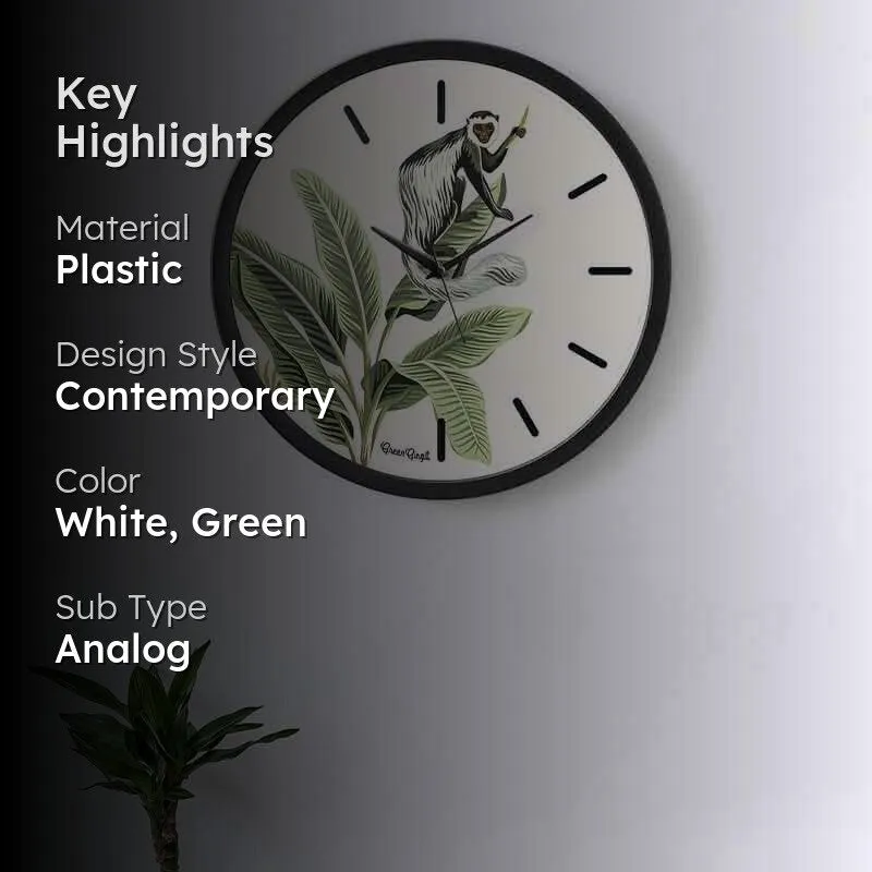 Monk Monkey Wall Clock media 2