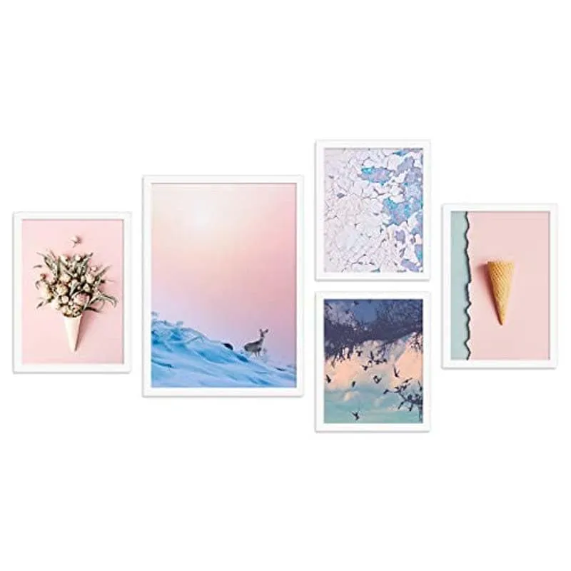Pastel Nature Wall Art - Set Of Five media 3