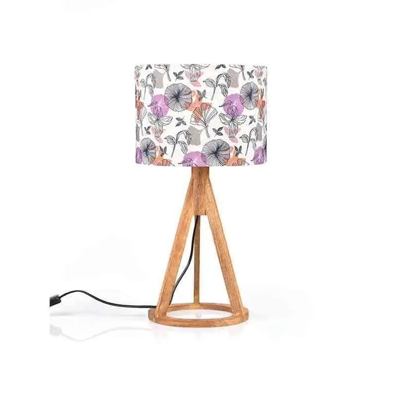 Baby Dandelions Fabric Table Lamp - Multicolor media 4