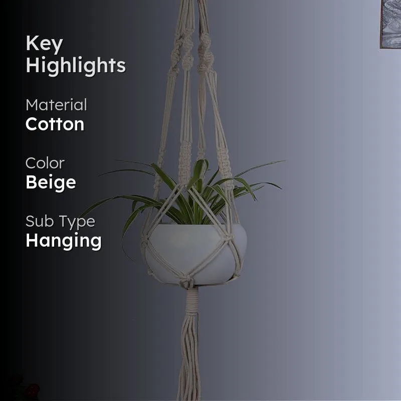Aylin Macrame Plant Hanger - Set Of Three media 2