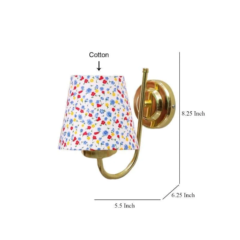 Galora Terrazzo Fabric & Metal Wall Lamp media 5