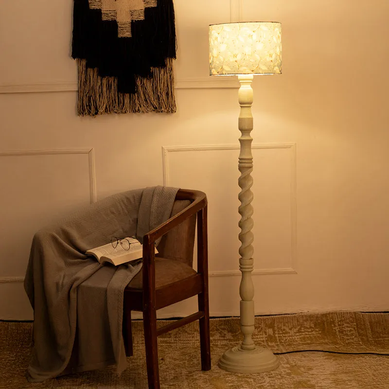 Stilda Bleu Flora Floor Lamp media 1