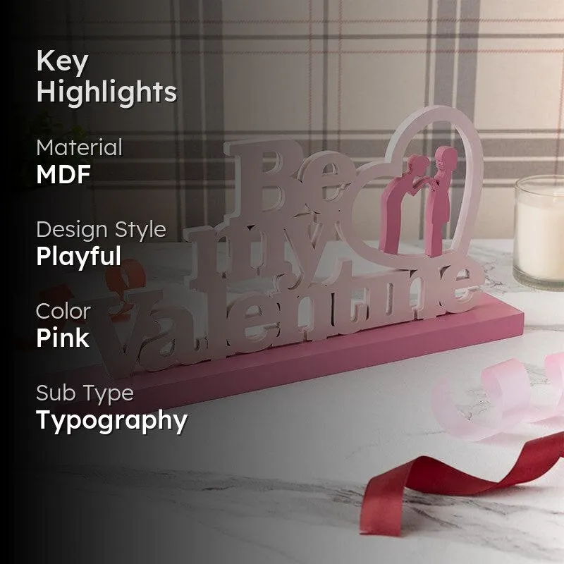 Be My Valentine Showpiece - Pink media 2