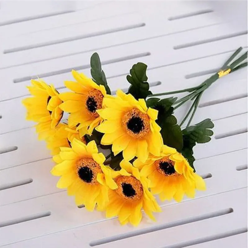 Forever Fresh Faux Flowers (Yellow) - Set Of Two media 4