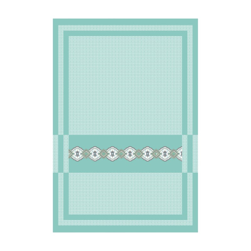 OpulentRest Cotton Bedsheet (Teal) - 180 TC media 5