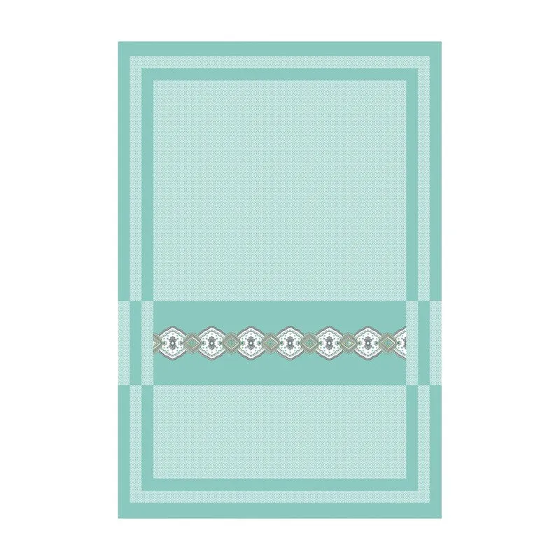 OpulentRest Cotton Bedsheet (Teal) - 180 TC media 5