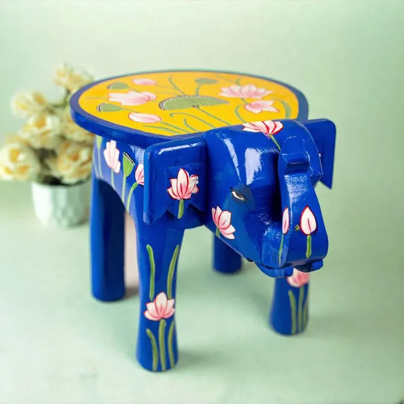 Heirloom Elephant Stool - Multicolor media 3