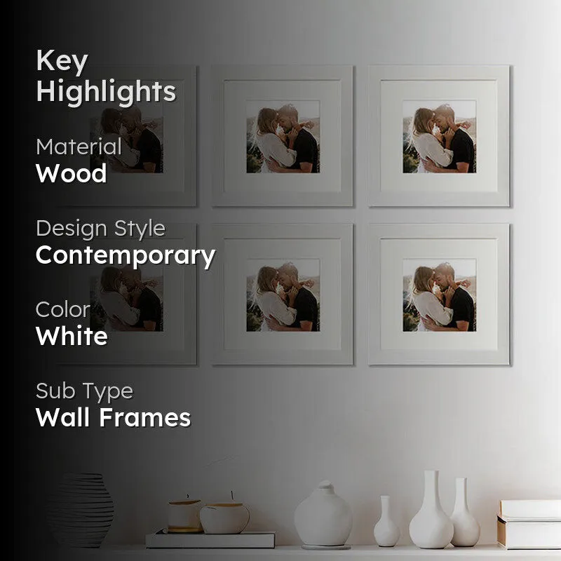 Willow Waves Photo Frame (White) - Set Of Six media 2
