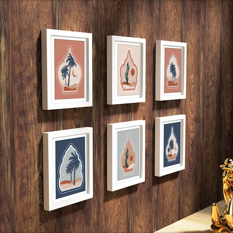 Sahara Silhouettes Wall Art With Frame - Set Of Six media 7
