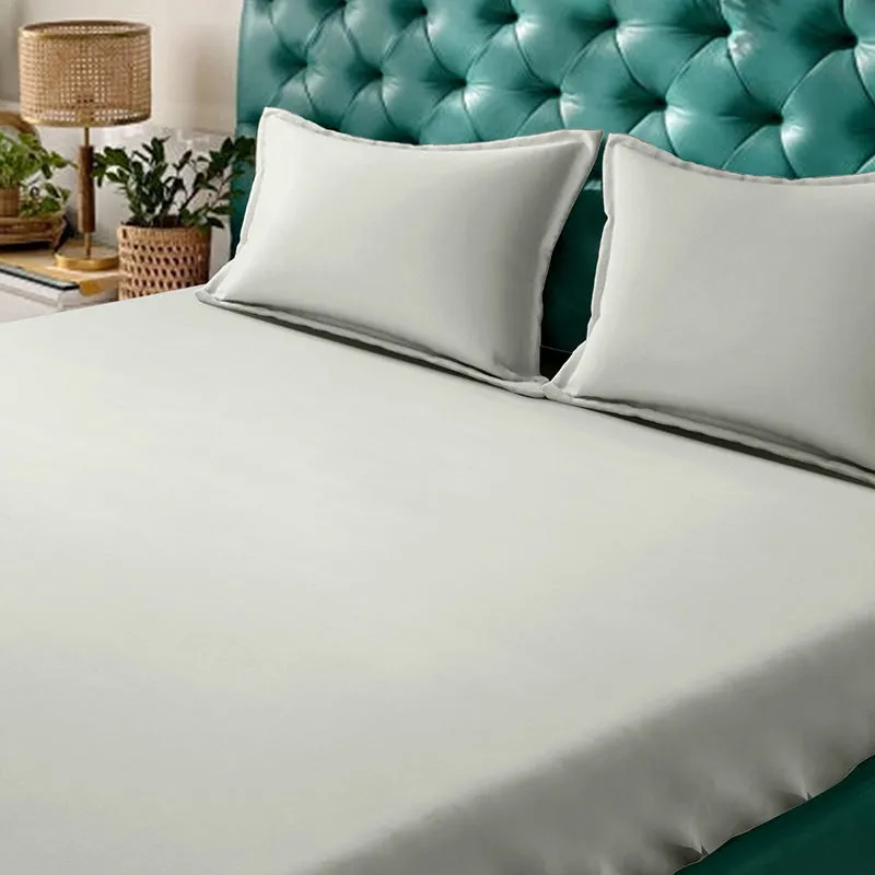 Ress Fitted Bedsheet (Sage) - 180 GSM media 5